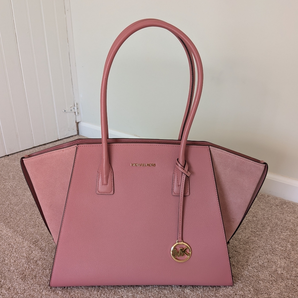 NEW Michael Kors "Avril" Blush Pink Tote Bag XL